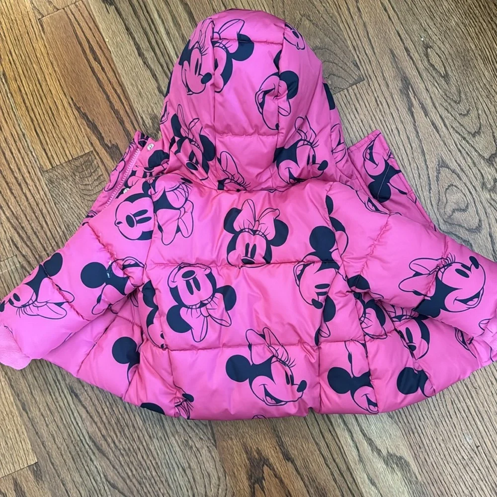 GAP DISNEY MINNIE SHERPA/ WATERPROOF winter coat ❄️💕 - Picture 5 of 5